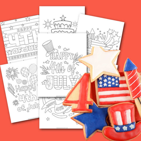 Fourth of July Coloring Sheets