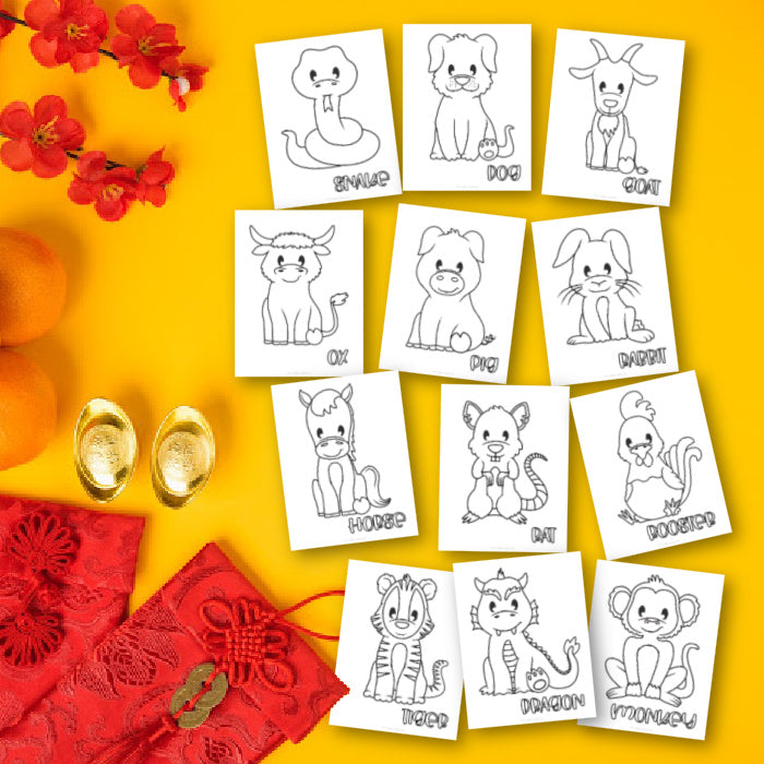 Chinese New Year Coloring Pages