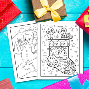 Christmas Fun Coloring Pages