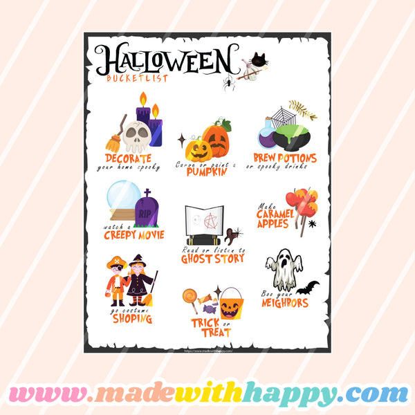Halloween Printable Activities