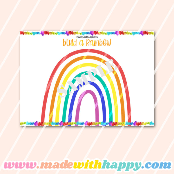 Rainbow Activities For Preschoolers