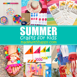 Summer Crafts For Kids - 25+ Crafts and Coloring Pages