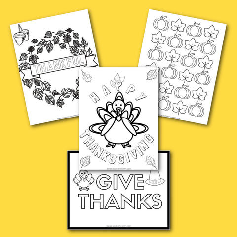 Thanksgiving Coloring Sheets For Kids