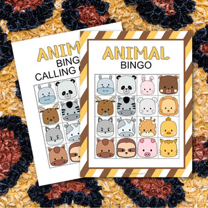 Animal Bingo Game